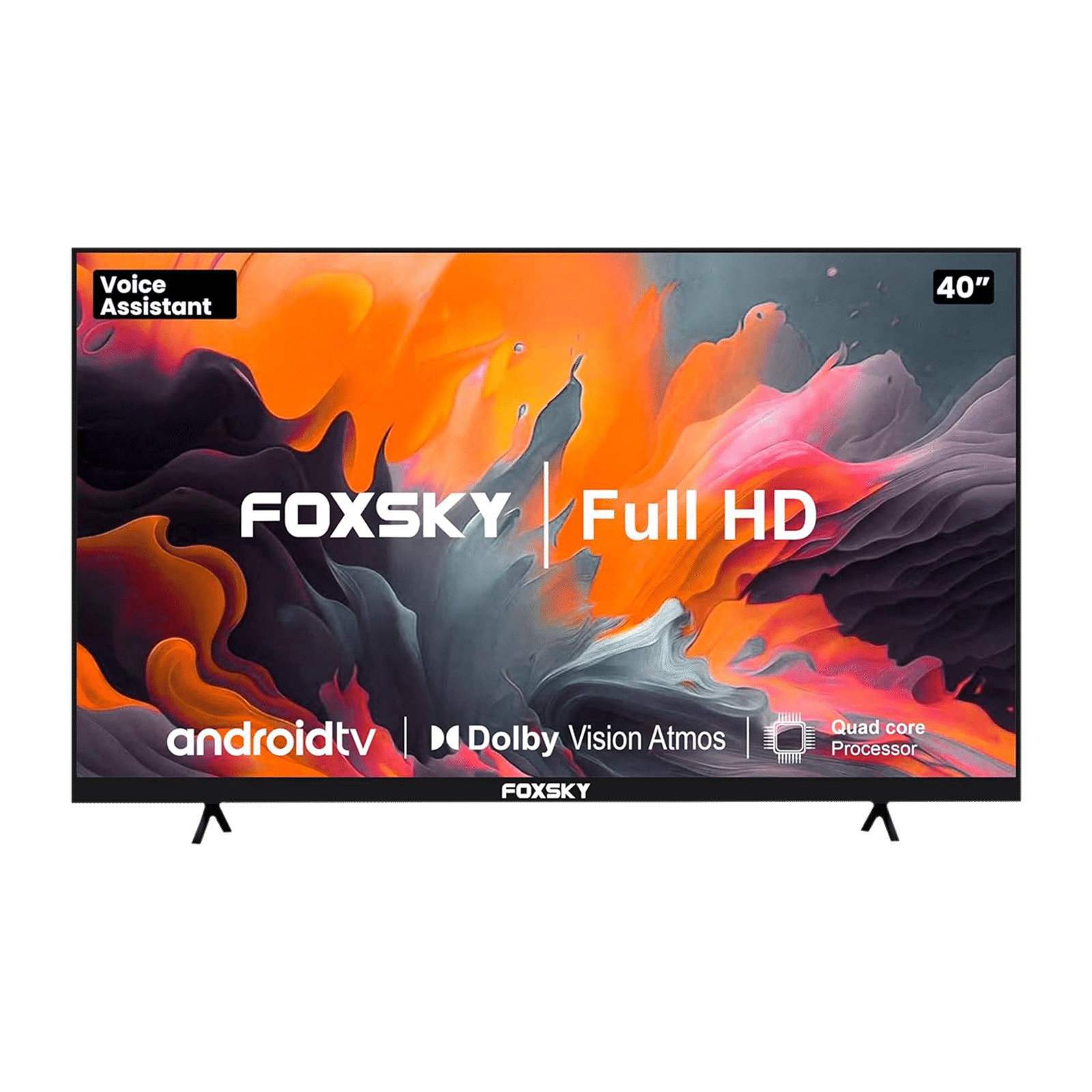 Buy Foxsky Fsfhs 101 Cm 40 Inch Full Hd Led Smart Android Tv With Stereo Speakers 2022 Model 6475